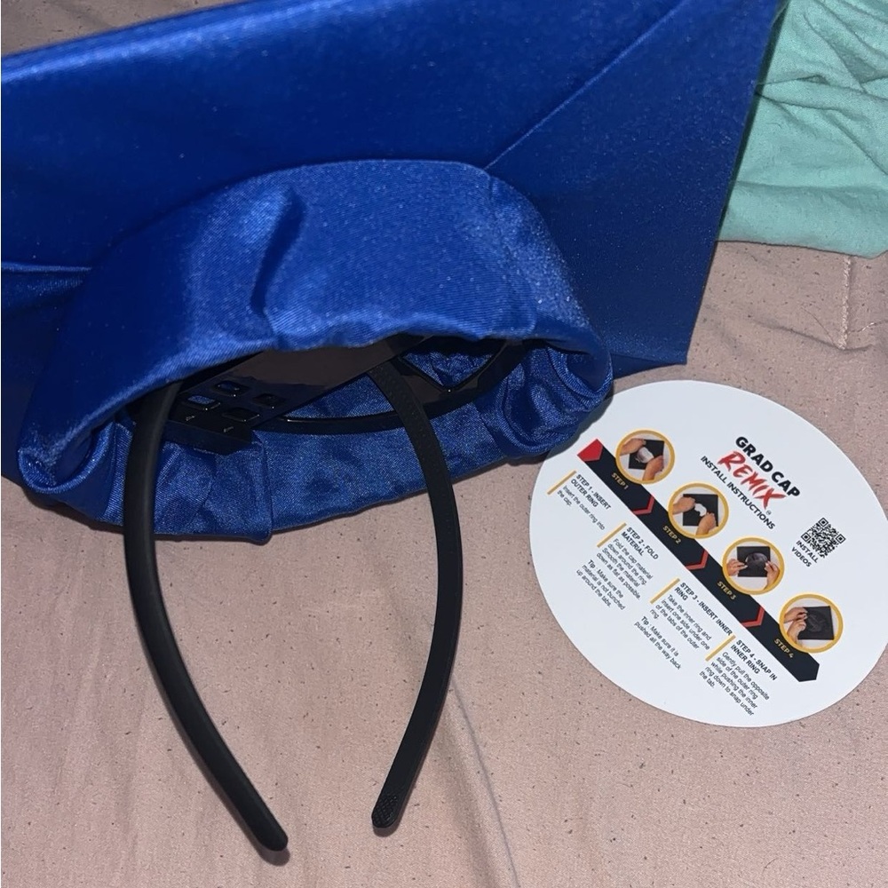 Graduation cap head band